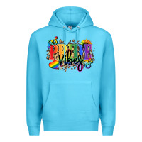 Ocean Blue Pride vibes Premium Hoodie - NancyCooperArtShop