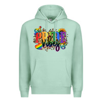 Seafoam Pride vibes Premium Hoodie - NancyCooperArtShop