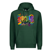 Sports Green Pride vibes Premium Hoodie - NancyCooperArtShop