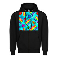 Black Pride lgbtq flags and leopard seamless pattern Zipper Hoodie - BundleAndBundleShop