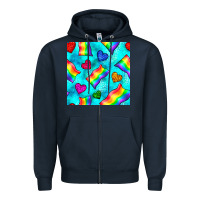 Navy Pride lgbtq flags and leopard seamless pattern Zipper Hoodie - BundleAndBundleShop