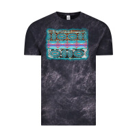 Cloud Black turquoise gemstone background Vintage Tee - AdoDesignShop