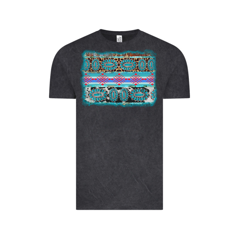 Turquoise Gemstone Background Vintage Tee by AdoDesignShop | Teevron