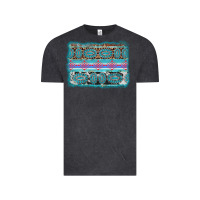 Vintage Black turquoise gemstone background Vintage Tee - AdoDesignShop