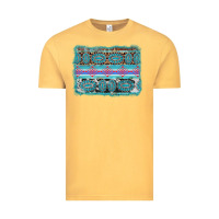 Vintage Mustard turquoise gemstone background Vintage Tee - AdoDesignShop