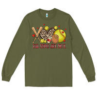 Army Green rub some dirt on it softball Long Sleeve Tee - MaliasSmallBusiness
