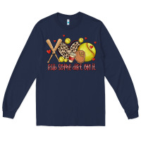 Navy rub some dirt on it softball Long Sleeve Tee - MaliasSmallBusiness