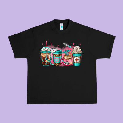 Nurse Fuel Coffee Urban Heavy Tee Designed By Jasminsmagicworld