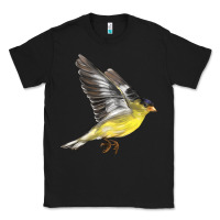 Black Flying American Goldfinch Classic Tee - LillyAllenDesigns