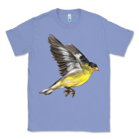 Colony Blue Flying American Goldfinch Classic Tee - LillyAllenDesigns