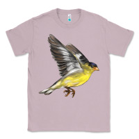 Lilac Flying American Goldfinch Classic Tee - LillyAllenDesigns