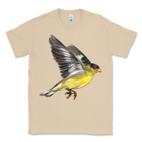 Mushroom Flying American Goldfinch Classic Tee - LillyAllenDesigns