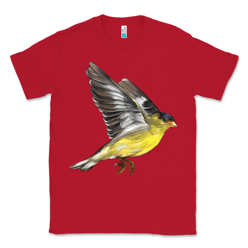 Flying American Goldfinch Classic Tee by LillyAllenDesigns | Teevron