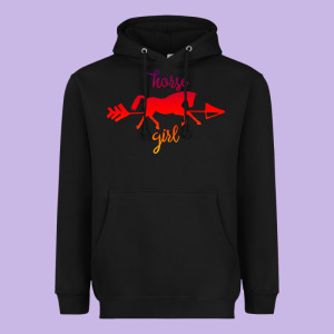 Horse Girl Heavyweight Hoodie Designed By Bettercallsaul