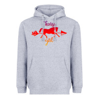 Heather Grey Horse Girl Heavyweight Hoodie - Bettercallsaul