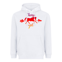 White Horse Girl Heavyweight Hoodie - Bettercallsaul