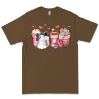 Cacao wedding bride coffee cups Premium Tee - Zillion Design Studio