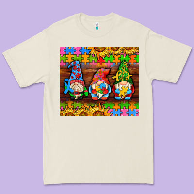Autism Gnomes Premium Tee Designed By Adodesignshop