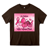 Chocolate Brown in october we wear pink pumpkin Heavy Core Tee - RanaPortraitStore