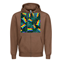 Chestnut Pride lgbtq flags with leopard seamless pattern Zipper Hoodie - BundleAndBundleShop