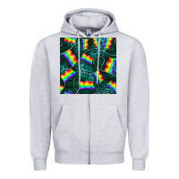Heather Grey Pride lgbtq flags with leopard seamless pattern Zipper Hoodie - BundleAndBundleShop