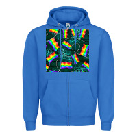 True Royal Pride lgbtq flags with leopard seamless pattern Zipper Hoodie - BundleAndBundleShop