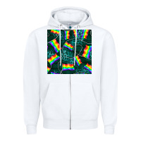 White Pride lgbtq flags with leopard seamless pattern Zipper Hoodie - BundleAndBundleShop