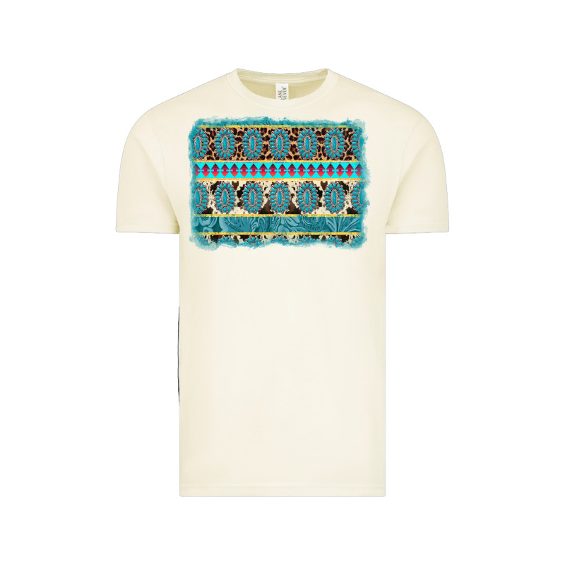 Turquoise Gemstone Background Vintage Tee by AdoDesignShop | Teevron