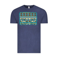 Vintage Denim turquoise gemstone background Vintage Tee - AdoDesignShop