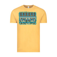 Vintage Mustard turquoise gemstone background Vintage Tee - AdoDesignShop