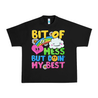 Black bit of a mess but doin my best Urban Heavy Tee - NancyCooperArtShop