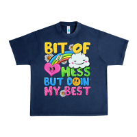 Navy bit of a mess but doin my best Urban Heavy Tee - NancyCooperArtShop