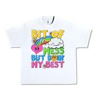 White bit of a mess but doin my best Urban Heavy Tee - NancyCooperArtShop