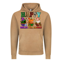 Vintage Camel happy hallothanksmas with cupcakes Vintage Hoodie - AdoDesignShop