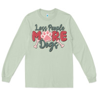 Matcha less people more dogs Long Sleeve Tee - MaliasSmallBusiness