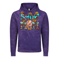 Cloud Purple show mom pig Vintage Hoodie - RanaPortraitStore