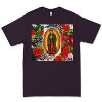 Plum Lady of Guadalupe Premium Tee - CTS Tumbler Store