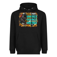 Black gobble gobble gobble Heavyweight Hoodie - RanaPortraitStore