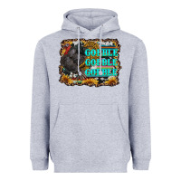 Heather Grey gobble gobble gobble Heavyweight Hoodie - RanaPortraitStore