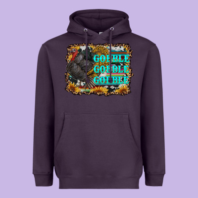 Gobble Gobble Gobble Heavyweight Hoodie Designed By Ranaportraitstore