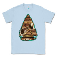 Dusty Blue cowhide wooden arrowhead Classic Tee - Jasminsmagicworld