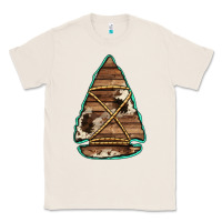 Natural cowhide wooden arrowhead Classic Tee - Jasminsmagicworld