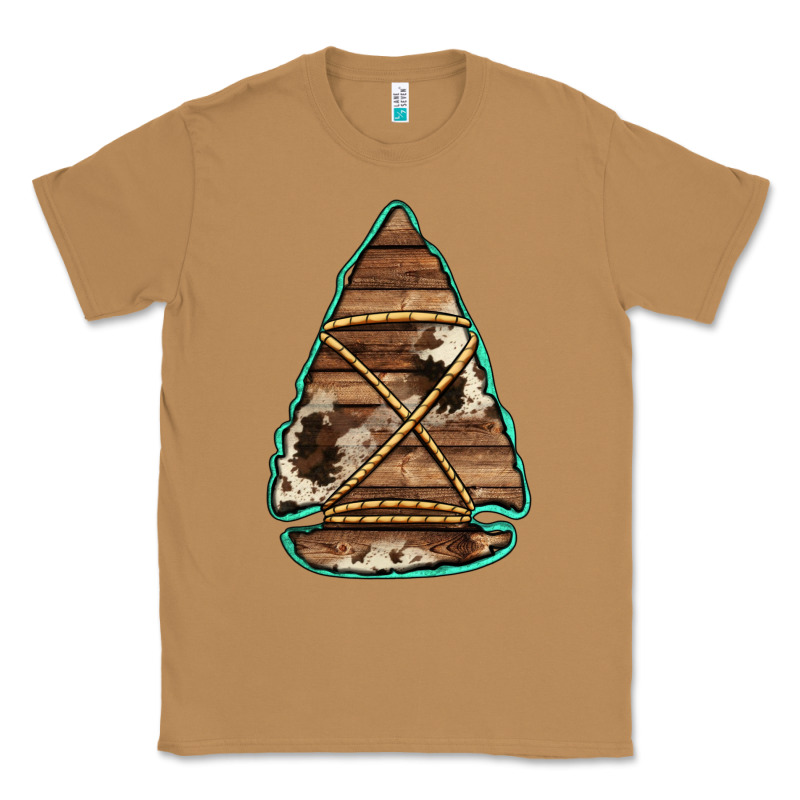 Cowhide Wooden Arrowhead Classic Tee by Jasminsmagicworld | Teevron