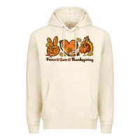 Tofu Peace Love Thanksgiving Premium Hoodie - texasbilliewilder