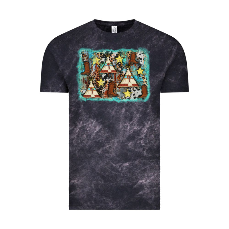 Tribe Tent Western Background Vintage Tee by AdoDesignShop | Teevron