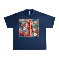 Navy baseball Urban Heavy Tee - AdoDesignShop