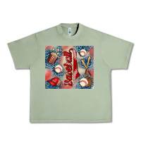 Oil Green baseball Urban Heavy Tee - AdoDesignShop
