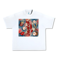 White baseball Urban Heavy Tee - AdoDesignShop