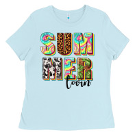 Baby Blue summer lovin Ladies Tee - texasbilliewilder