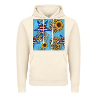 Vintage Artic american star and sunflower seamless  pattern Vintage Hoodie - BundleAndBundleShop